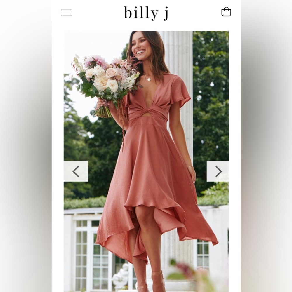 Billy j Sunny Daze Dress - Baked Rose